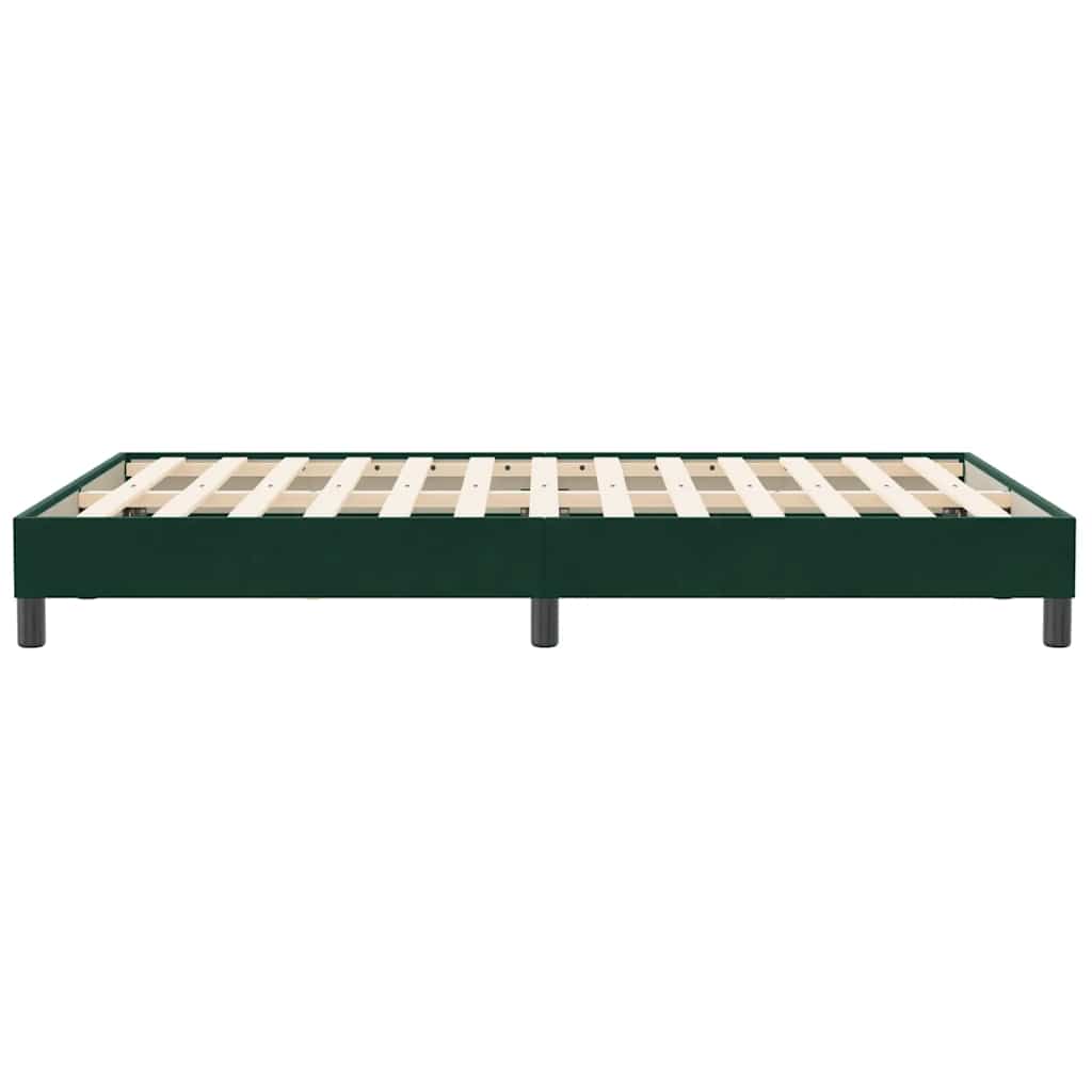 Giroletto senza Materasso Verde Scuro 120x210 cm in Velluto | homemem39
