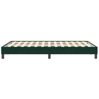 Giroletto senza Materasso Verde Scuro 120x210 cm in Velluto | homemem39