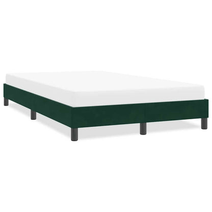 Giroletto senza Materasso Verde Scuro 120x210 cm in Velluto | homemem39