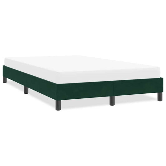 Giroletto senza Materasso Verde Scuro 120x210 cm in Velluto | homemem39