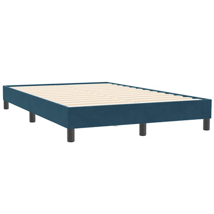 Giroletto senza Materasso Blu Scuro 120x210 cm Velluto | homemem39