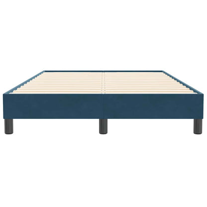 Giroletto senza Materasso Blu Scuro 120x210 cm Velluto | homemem39