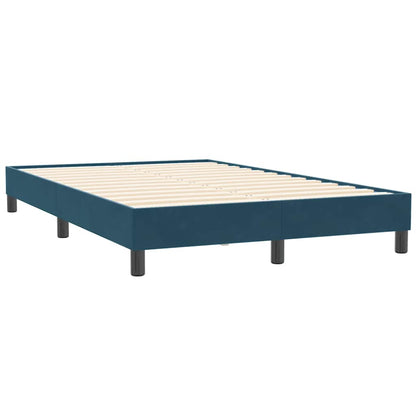 Giroletto senza Materasso Blu Scuro 120x210 cm Velluto | homemem39
