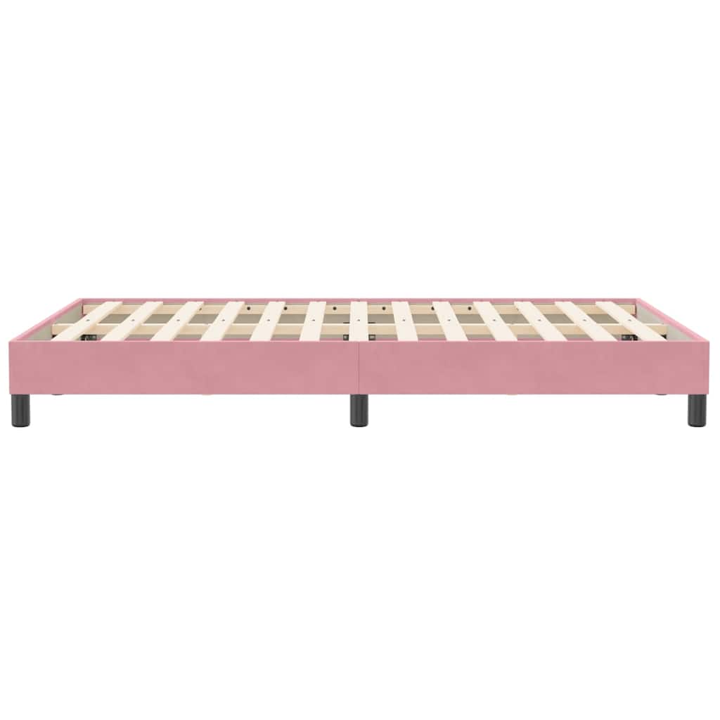 Giroletto senza Materasso Rosa 120x210 cm Velluto | homemem39