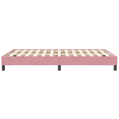 Giroletto senza Materasso Rosa 120x210 cm Velluto | homemem39