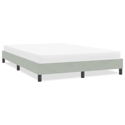 Giroletto senza Materasso Grigio Chiaro 140x210 cm Velluto | homemem39