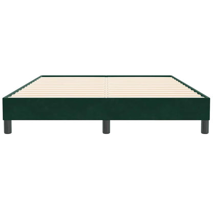Giroletto senza Materasso Verde Scuro 140x210 cm in Velluto | homemem39