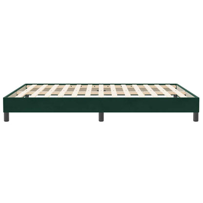Giroletto senza Materasso Verde Scuro 140x210 cm in Velluto | homemem39