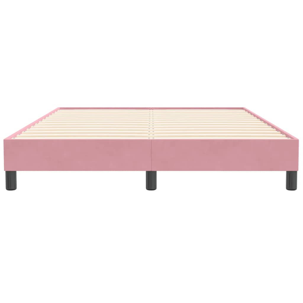 Giroletto senza Materasso Rosa 140x210 cm Velluto | homemem39