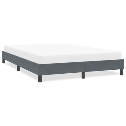 Giroletto senza Materasso Grigio Scuro 160x210 cm Velluto | homemem39