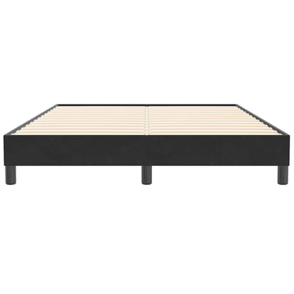 Giroletto senza Materasso Nero 160x210 cm in Velluto | homemem39