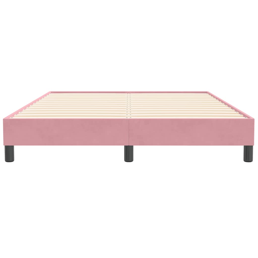 Giroletto senza Materasso Rosa 160x210 cm Velluto | homemem39