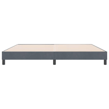 Giroletto senza Materasso Grigio Scuro 180x210 cm Velluto | homemem39