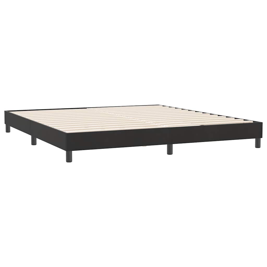 Giroletto senza Materasso Nero 180x210 cm in Velluto | homemem39