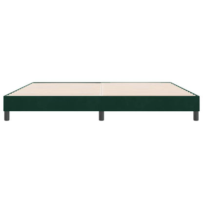 Giroletto senza Materasso Verde Scuro 180x210 cm in Velluto | homemem39