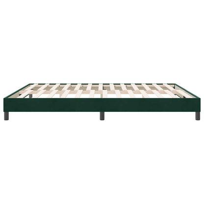 Giroletto senza Materasso Verde Scuro 180x210 cm in Velluto | homemem39