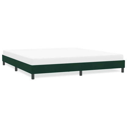 Giroletto senza Materasso Verde Scuro 180x210 cm in Velluto | homemem39