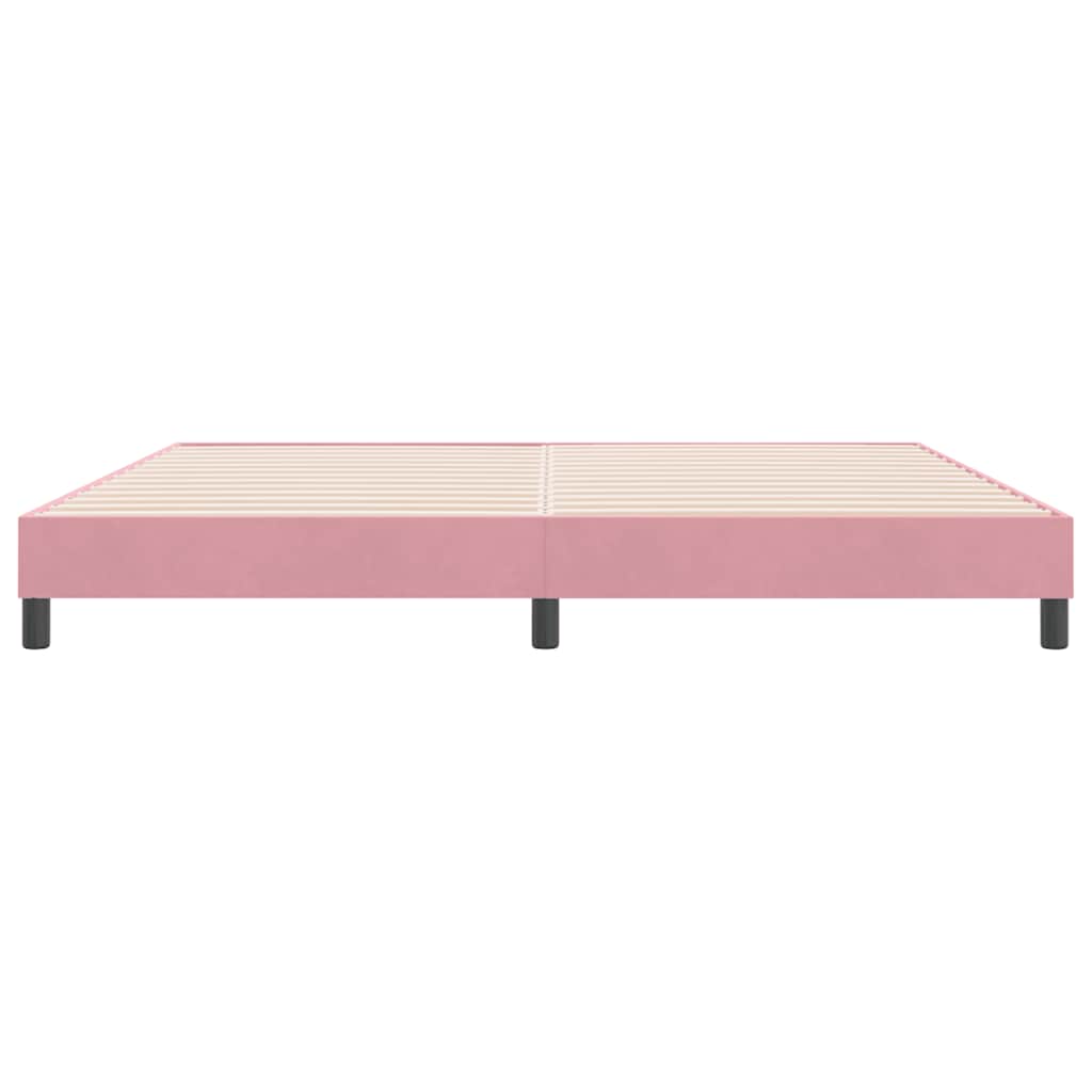 Giroletto senza Materasso Rosa 180x210 cm Velluto | homemem39