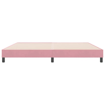 Giroletto senza Materasso Rosa 180x210 cm Velluto | homemem39