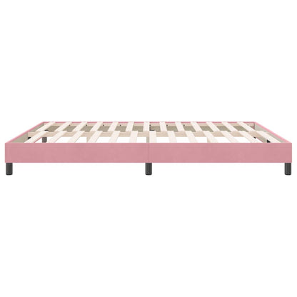 Giroletto senza Materasso Rosa 180x210 cm Velluto | homemem39
