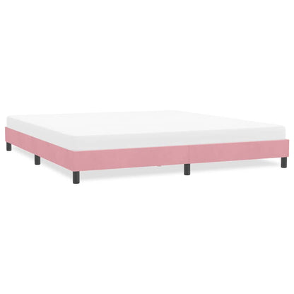 Giroletto senza Materasso Rosa 180x210 cm Velluto | homemem39