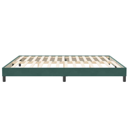 Giroletto senza Materasso Verde Scuro 200x210 cm in Velluto - homemem39