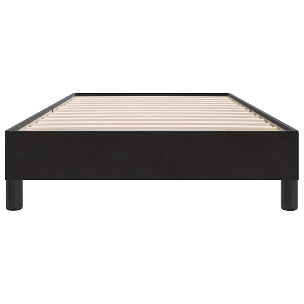 Giroletto senza Materasso Nero 80x220 cm in Velluto | homemem39