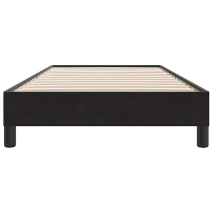 Giroletto senza Materasso Nero 80x220 cm in Velluto | homemem39