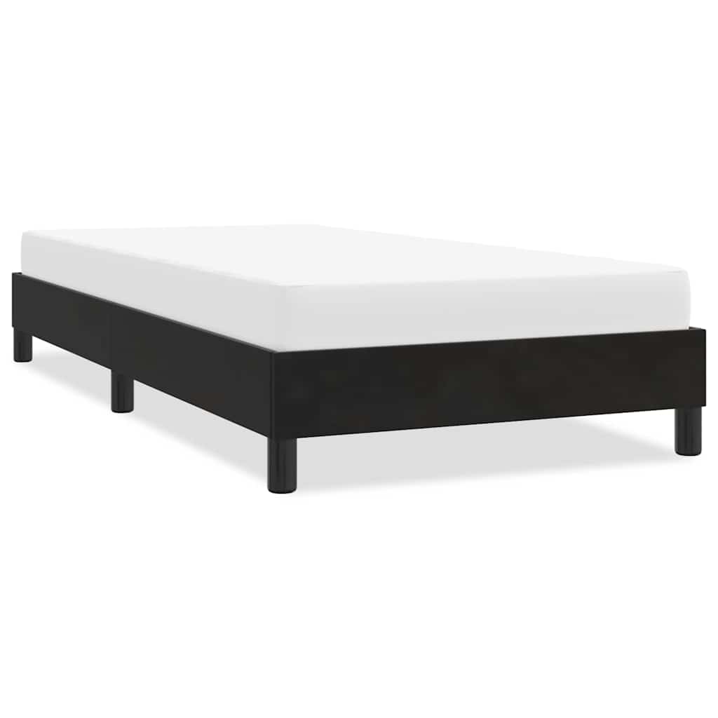 Giroletto senza Materasso Nero 80x220 cm in Velluto | homemem39