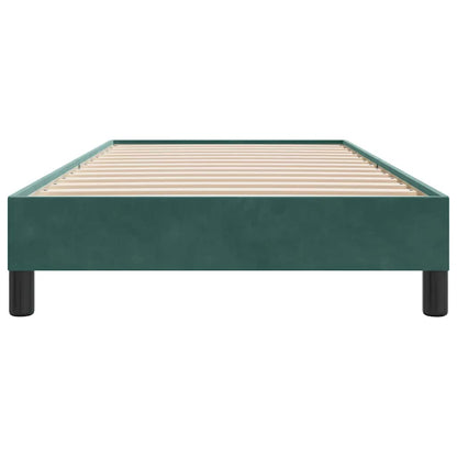 Giroletto senza Materasso Verde Scuro 80x220 cm in Velluto - homemem39