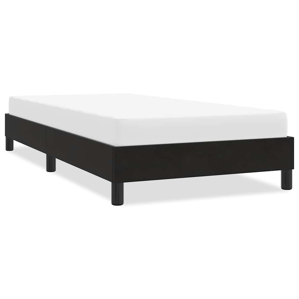 Giroletto senza Materasso Nero 90x220 cm in Velluto | homemem39