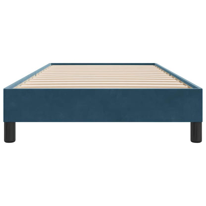 Giroletto senza Materasso Blu Scuro 90x220 cm in Velluto | homemem39
