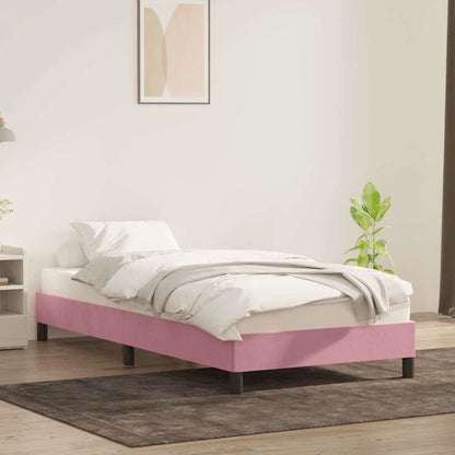 Giroletto senza Materasso Rosa 100x220 cm Velluto | homemem39