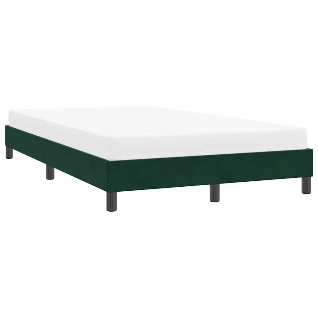Giroletto senza Materasso Verde Scuro 120x220 cm Velluto | homemem39