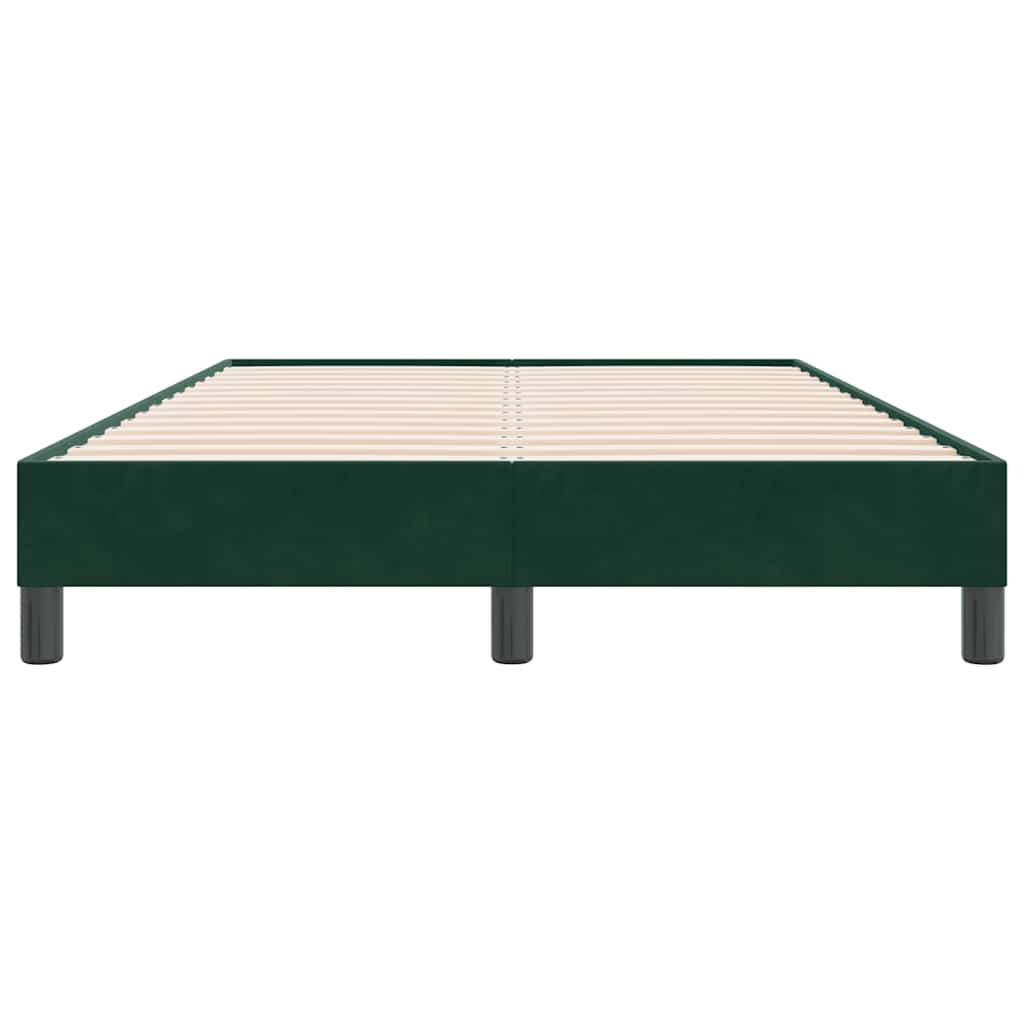 Giroletto senza Materasso Verde Scuro 120x220 cm Velluto | homemem39