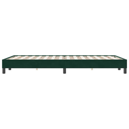 Giroletto senza Materasso Verde Scuro 120x220 cm Velluto | homemem39