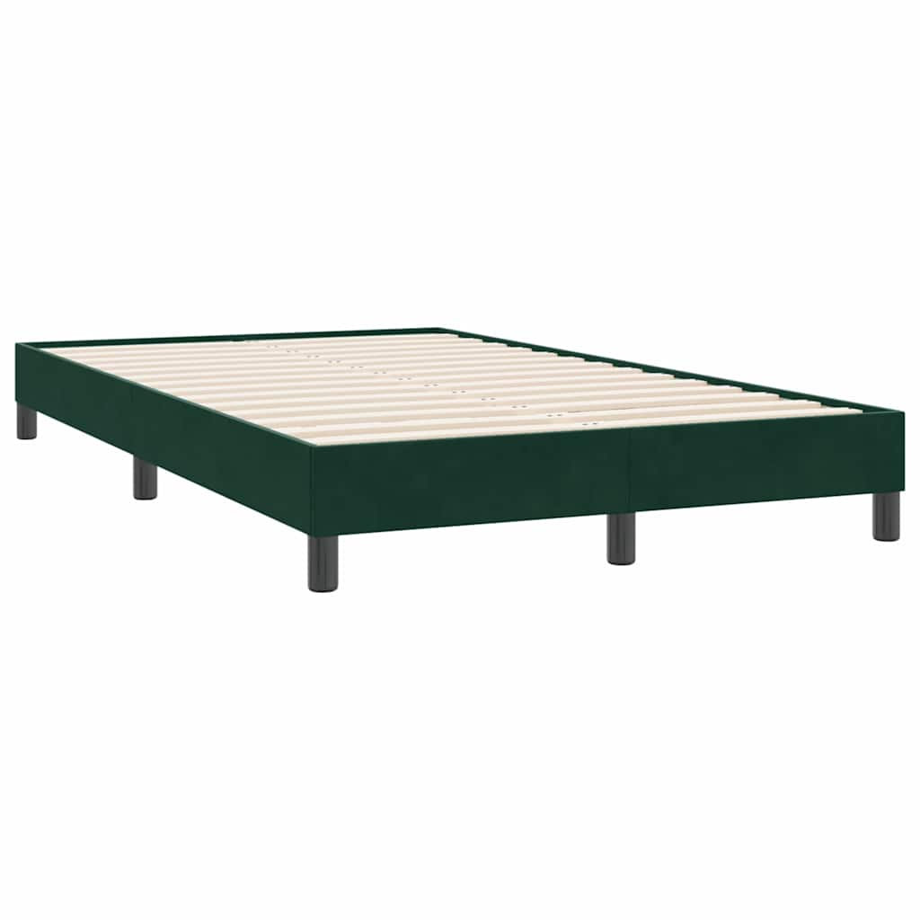 Giroletto senza Materasso Verde Scuro 120x220 cm Velluto | homemem39
