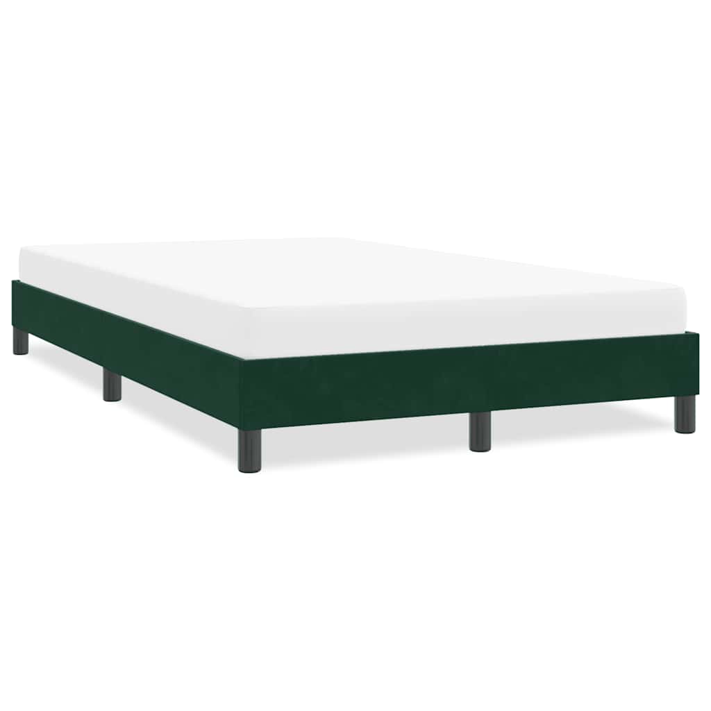 Giroletto senza Materasso Verde Scuro 120x220 cm Velluto | homemem39