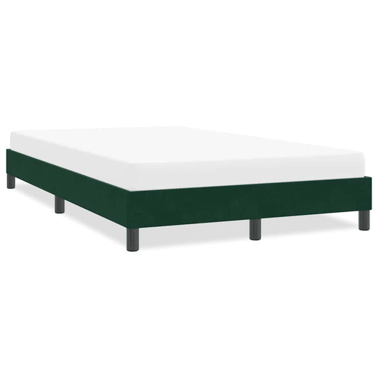 Giroletto senza Materasso Verde Scuro 120x220 cm Velluto | homemem39
