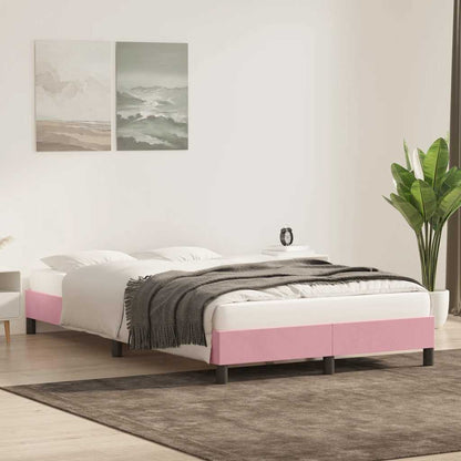 Giroletto senza Materasso Rosa 120x220 cm Velluto | homemem39