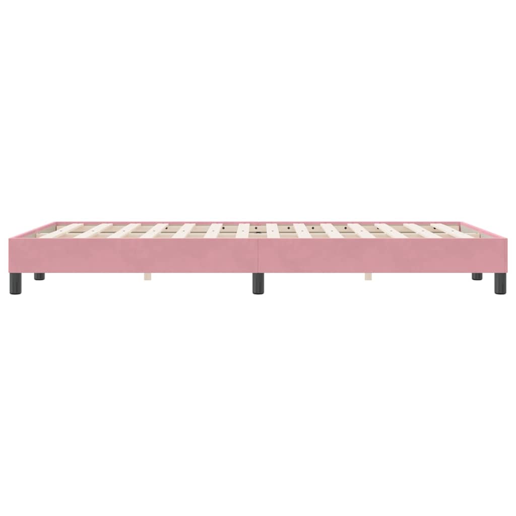 Giroletto senza Materasso Rosa 120x220 cm Velluto | homemem39