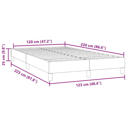 Giroletto senza Materasso Rosa 120x220 cm Velluto | homemem39