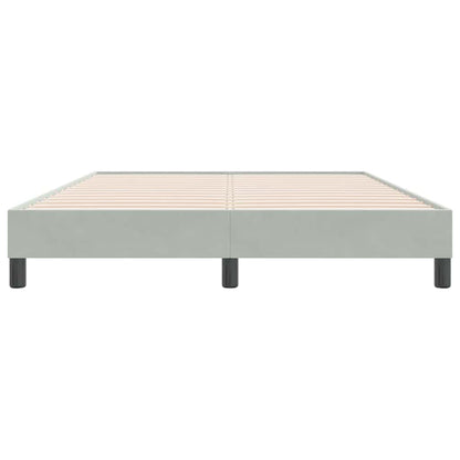Giroletto senza Materasso Grigio Chiaro 140x220 cm Velluto | homemem39