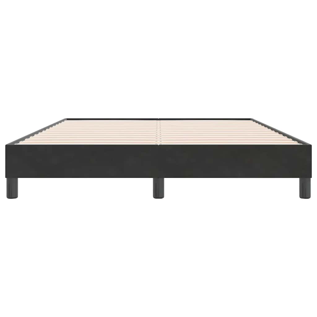 Giroletto senza Materasso Nero 140x220 cm in Velluto | homemem39