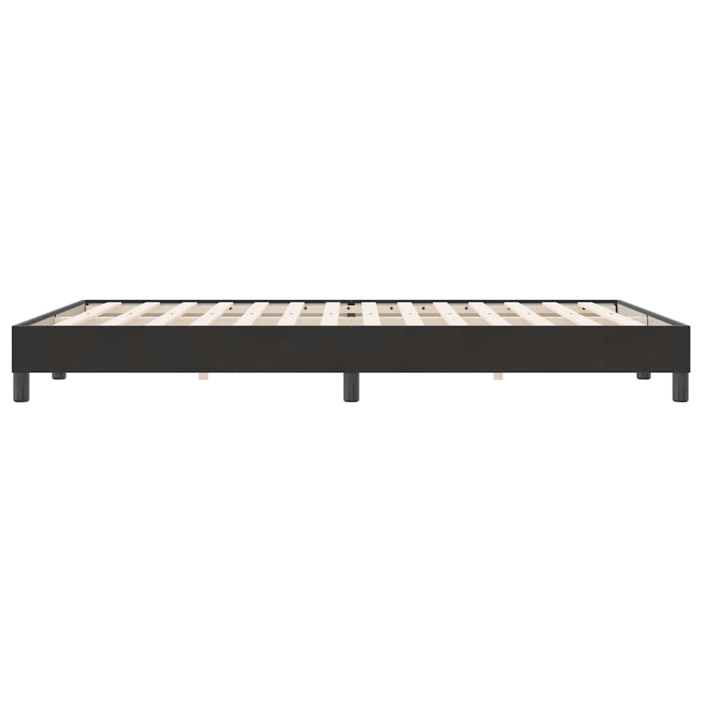 Giroletto senza Materasso Nero 140x220 cm in Velluto | homemem39