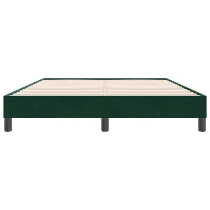 Giroletto senza Materasso Verde Scuro 140x220 cm in Velluto | homemem39