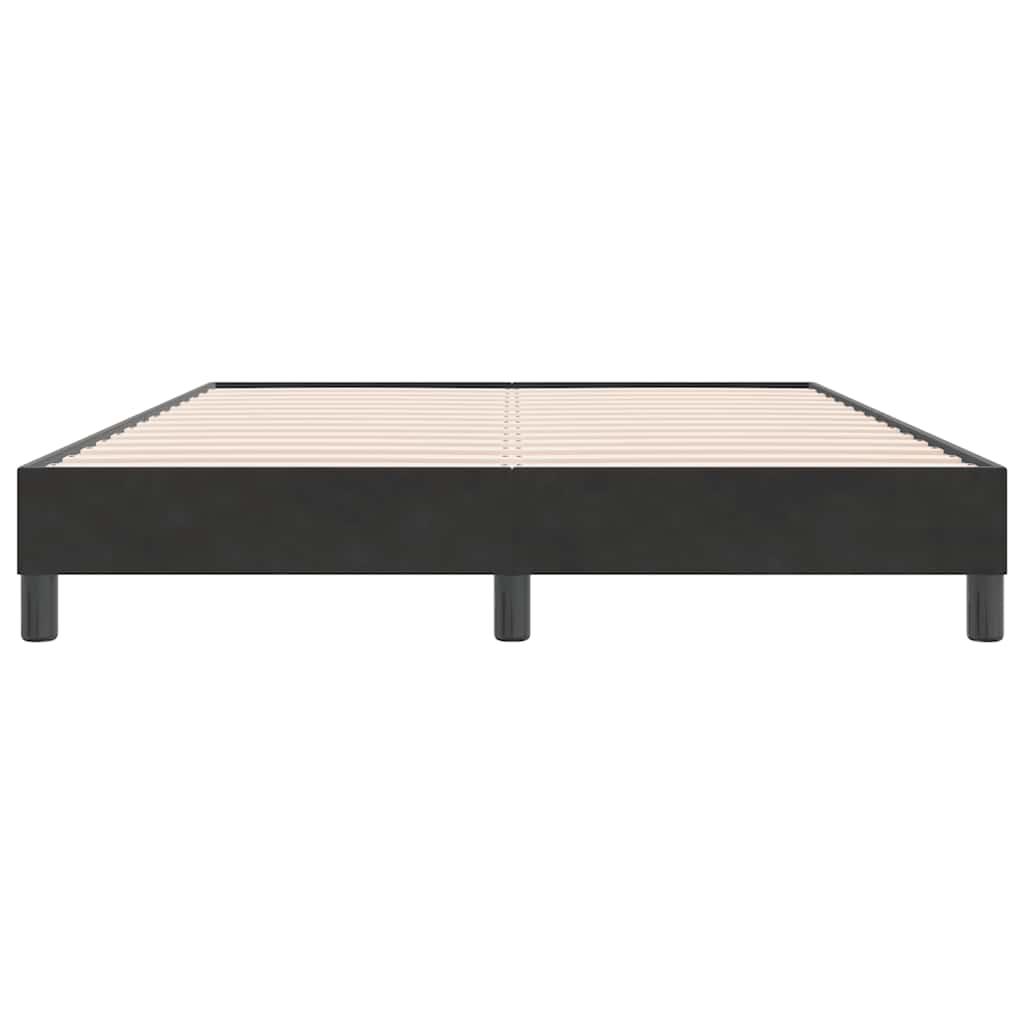 Giroletto senza Materasso Nero 160x220 cm in Velluto | homemem39