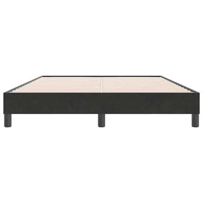 Giroletto senza Materasso Nero 160x220 cm in Velluto | homemem39