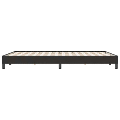 Giroletto senza Materasso Nero 160x220 cm in Velluto | homemem39