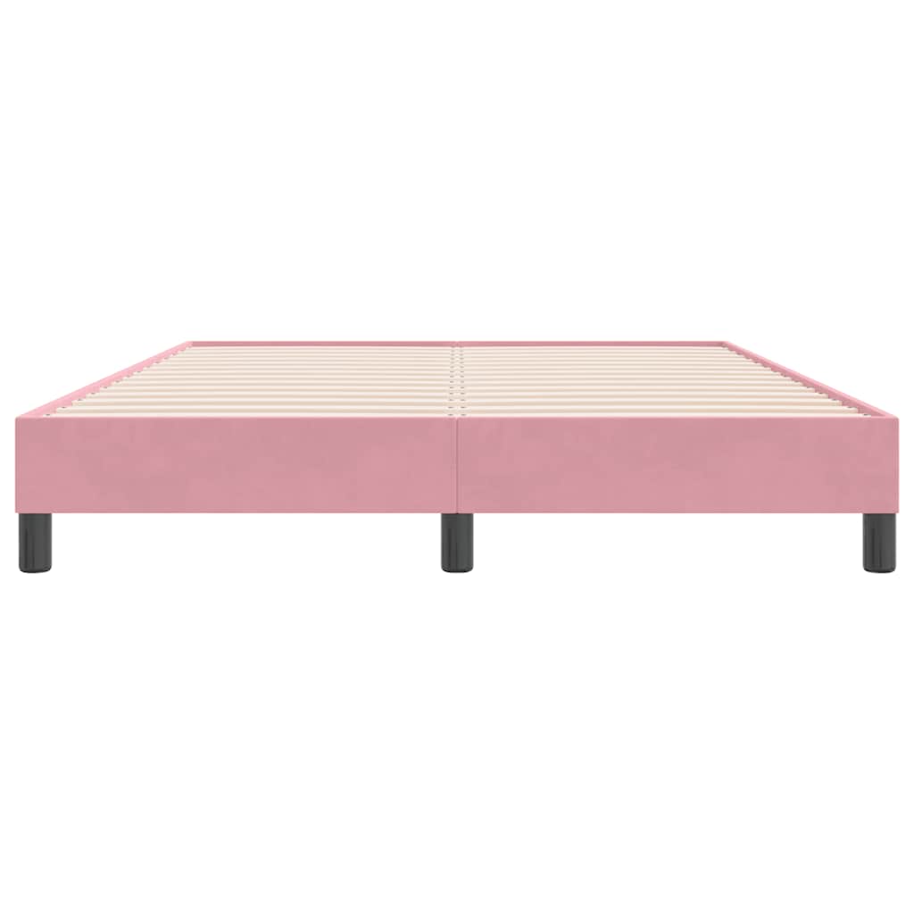 Giroletto senza Materasso Rosa 160x220 cm Velluto | homemem39